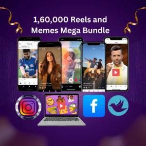 1,60,000 Reels and Memes Mega Bundle