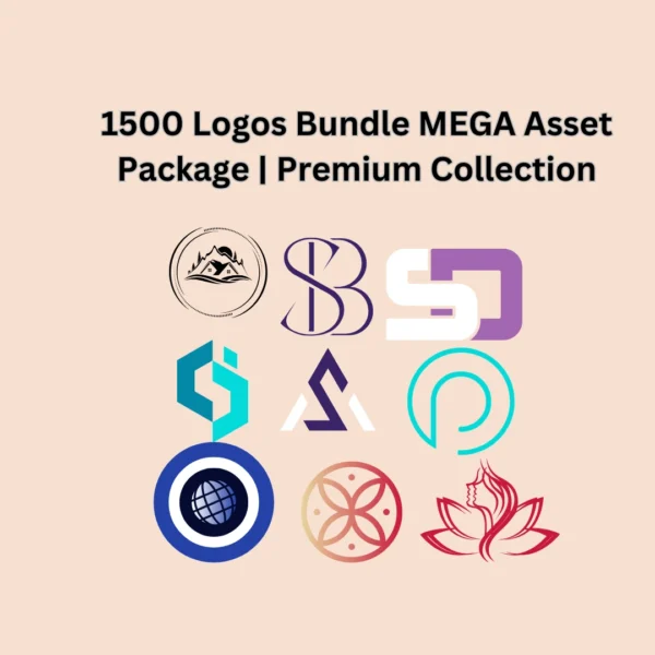 1500 Logos Bundle MEGA Asset Package | Premium Collection