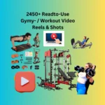 2450+ Readto-Use Gymy- / Workout Video Reels & Shots